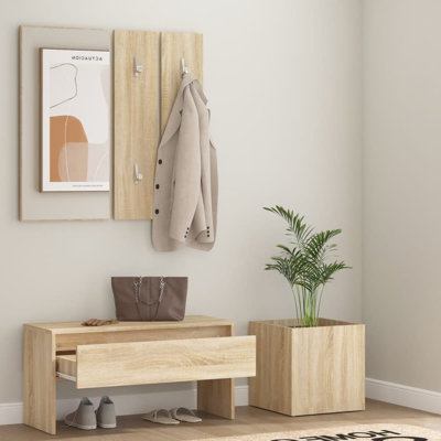 Jilek vidaXL Hallway Furniture Set Engineered Wood
