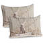 Ambesonne Underwater Pillow Sham 2 Pack Marine Fishing Net Beige Cream-100344747