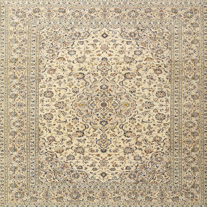 Tapis beige/vert traditionnel Uncompahgre, Rectangle 5 pi x 7 pi