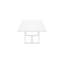 Pavia Power Coated Aluminum Dining Table-320895428-321549011
