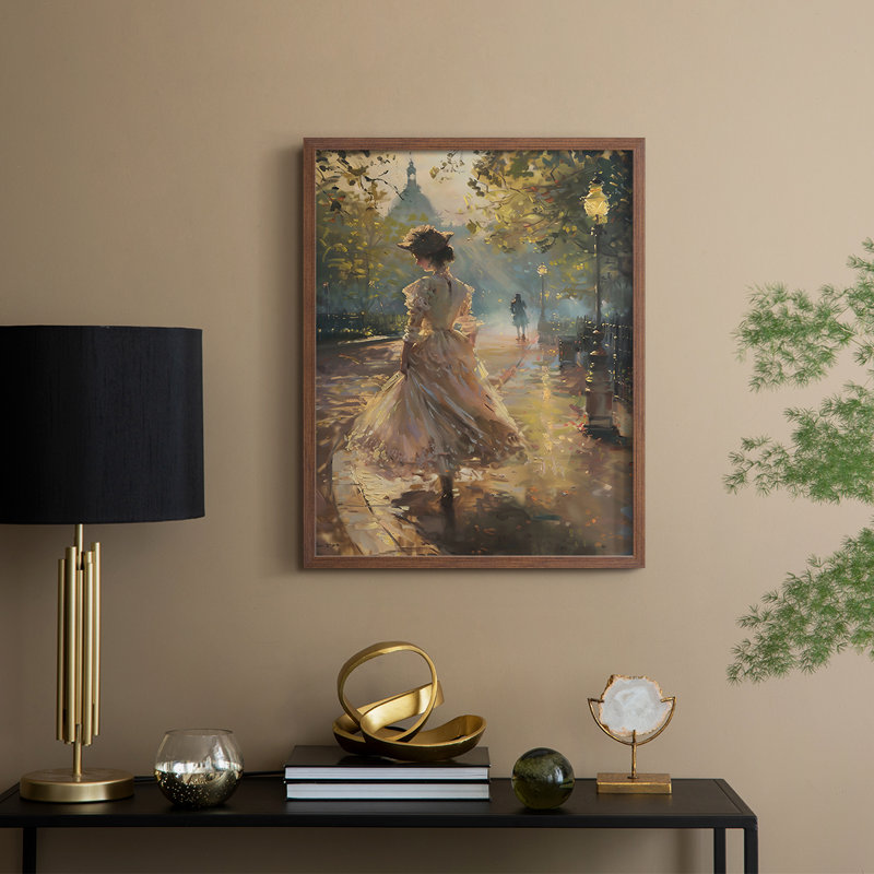 Reproduction encadrée WOMEN Series DCLIX - bois massif, H 11 po x l 9 po, Noyer