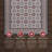 Emanuel Traditional Machine Woven Flatweave Ivory and Raspberry Area Rug with Non Skid Backing -2088712030