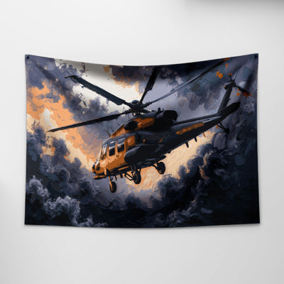 Tapisserie murale «Transagement Helopter designs»