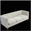 Canapé 3 places + canapé 2 places. VELOUR BEIGE