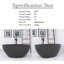 55 po X 30,7 po Baignoire de trempage autoportante à surface solide-109691203