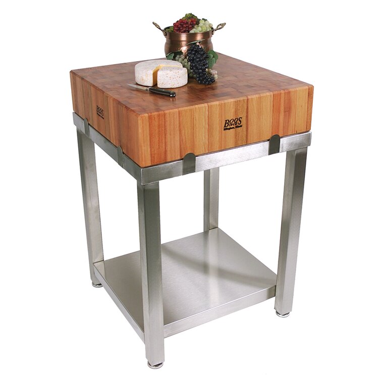 John Boos Cucina LaForza Prep Table with Butcher Block & Reviews