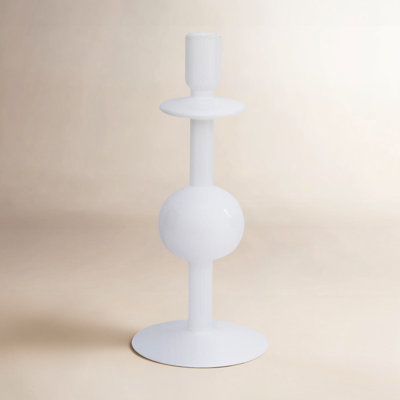 Glass Candlestick Holder