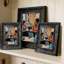 Cadre photo noir 1PC 11 "x 14" avec profil décoratif noir 1PC