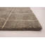 Tapis gris en laine noué la à la main Santoro