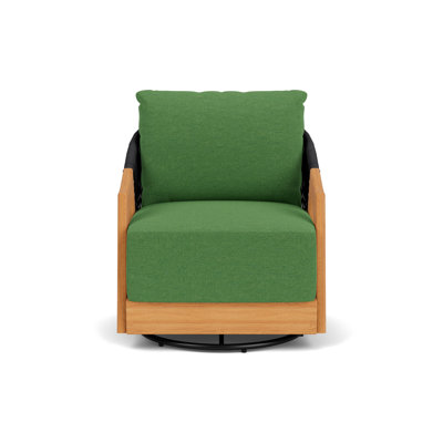 Alpine Outdoor Teak Swivel Lounge Chair