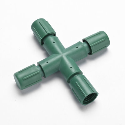 Yescom 10Pcs IP65 Waterproof Wire Connectors 4 Way X-Shape for Outdoor Lights