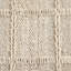 Grid Flatweave Jute Solid Color Area Rug in Bleached Grid Jute-328021048