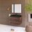 Mannus 29.52'' Single Bathroom Vanity with Resin Top-1646835941