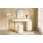 Luxury Makeup Vanity Desk With 3-Color LED Mirror & Stool