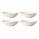 LX Collective White Pasta Bowls, Set of 4