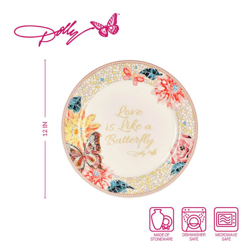 Dolly Parton Jeweled Mosaic Sharing Plate