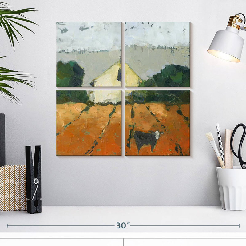 Lilie Lengers Barn, 18" H x 18" W