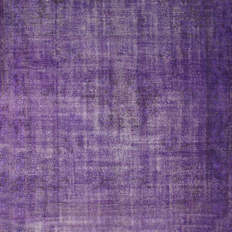Tapis de zone mauve contemporaine, Rectangle 5 pi x 7 pi
