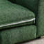 Lit confortable pour animaux de compagnie pour grands et grands chiens, lin olive avec dossiers-18312368-18312371