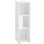 FMD Corner Shelf with 6 Side Compartments White
