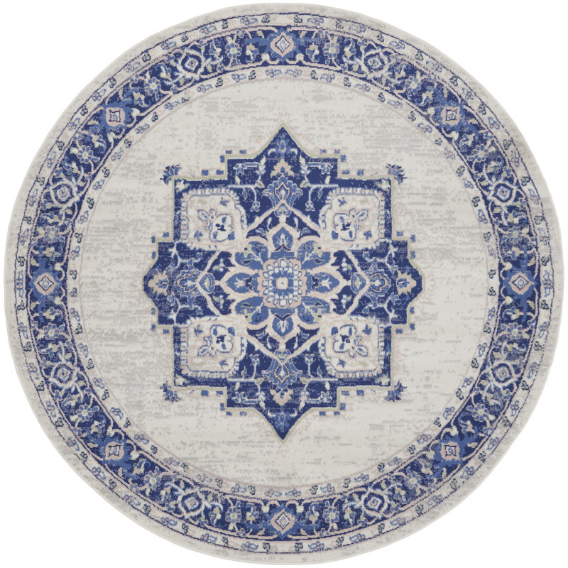 Oriental Indoor Rug, Round 8'