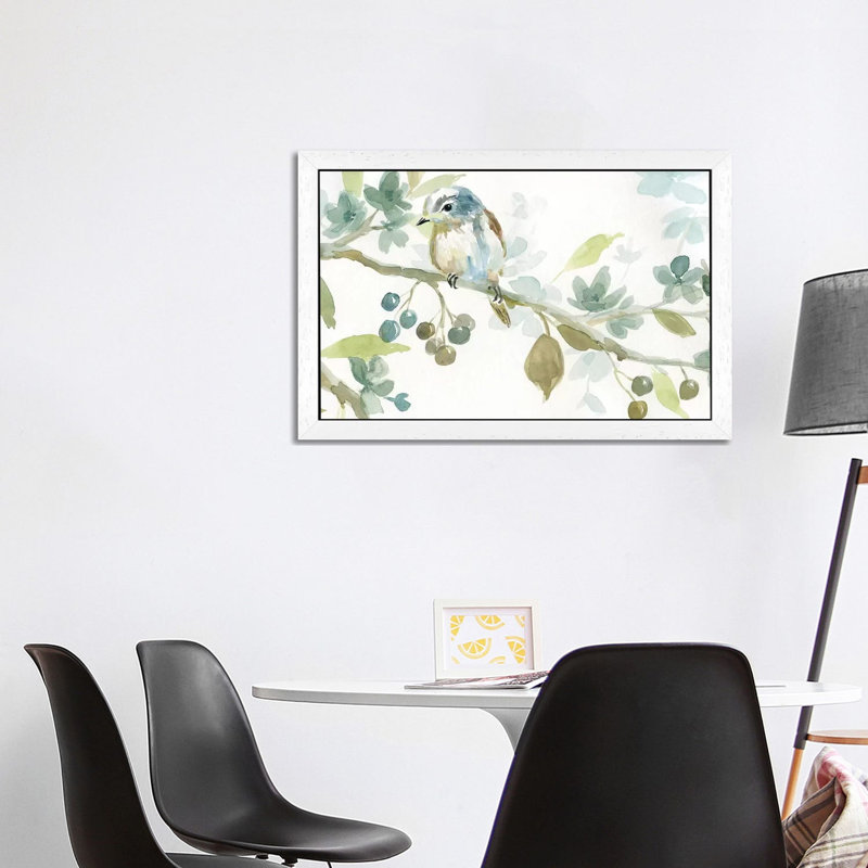 Beginning Of Spring II by Carol Robinson - Painting on Canvas, 152.5 cm H x 101.5 cm W, White Framed