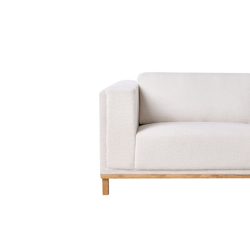 5 Seater Corner Sofa , Off White Fabric