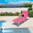 3-In-1 Heavy Duty Tanning Chair With Face Hole, Adjustable 5-Position Folding Chaise Lounge For Outdoor Sunbathing And Relaxation-1698789864