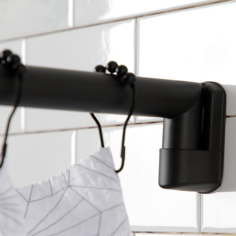 Base de douche simple l 60 po x P 32 po, Noir mat