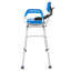 Chaise de douche coulissante à transfert de baignoire avec siège pivotant à 360 degrés 330LBS