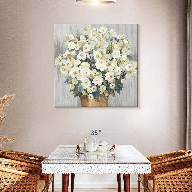 Harnek Budding Blossoms, 39" H x 39" W