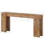 Console de style maison de campagne 70,9 po extra-longue - Canapé d'entrée en bois étroit derrière le canapé