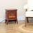 Electric Fireplace Heater with Realistic LED Flames and Logs-616216836