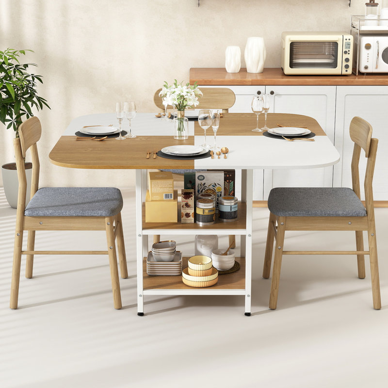 Metal Base Dining Table
