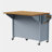52-inch drawer-style kitchen island with textured kitchen island, with spice rack, towel rack, 2 doors, and 5 drawers, kitchen storage cart with adjustable shelf, blue gray-1772798862