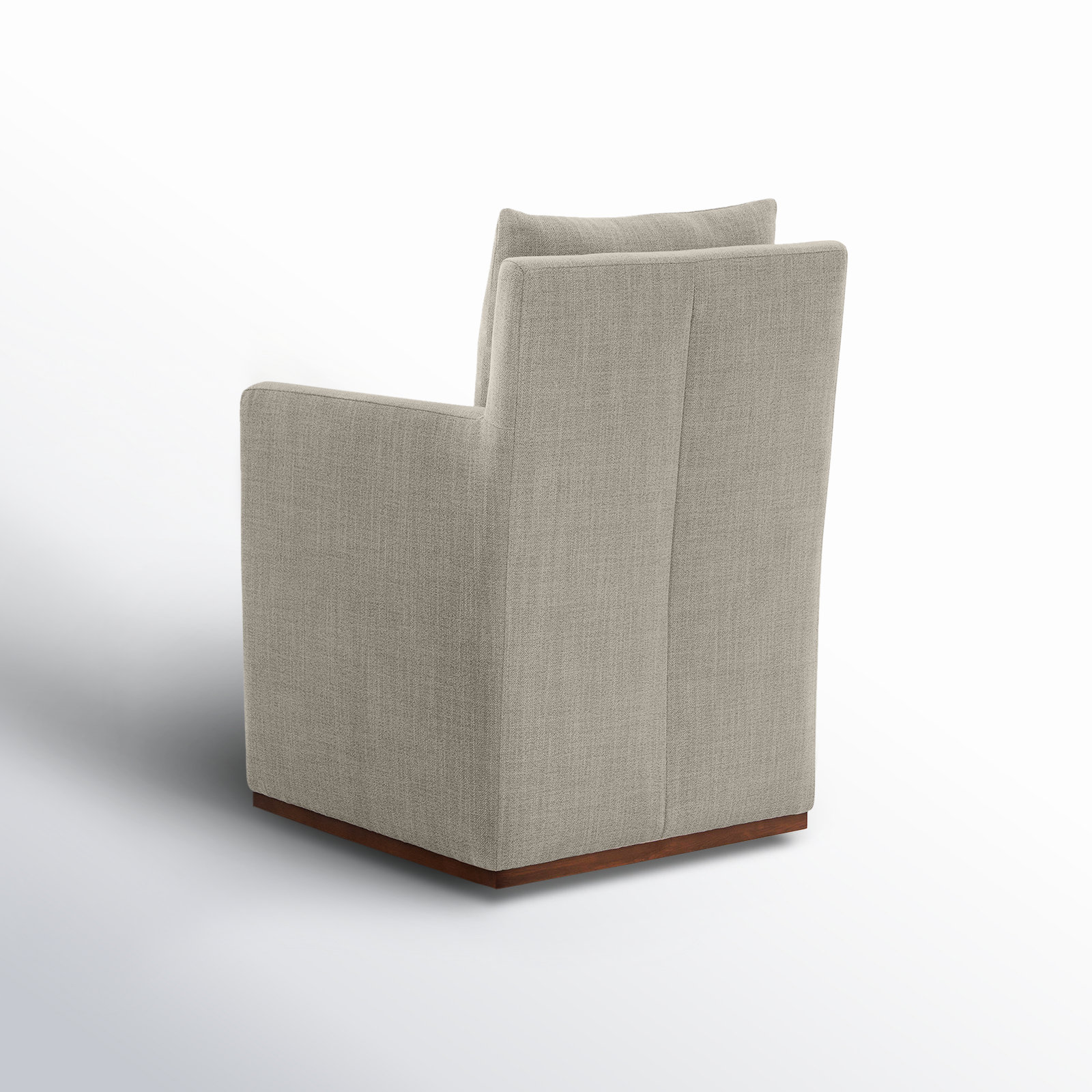 Bobbi Upholstered Armchair, Effie Flax Performance Linen