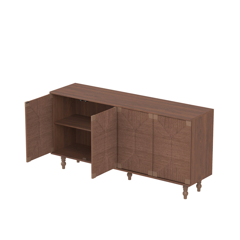 Buffet rétro de 59 pouces, Brown