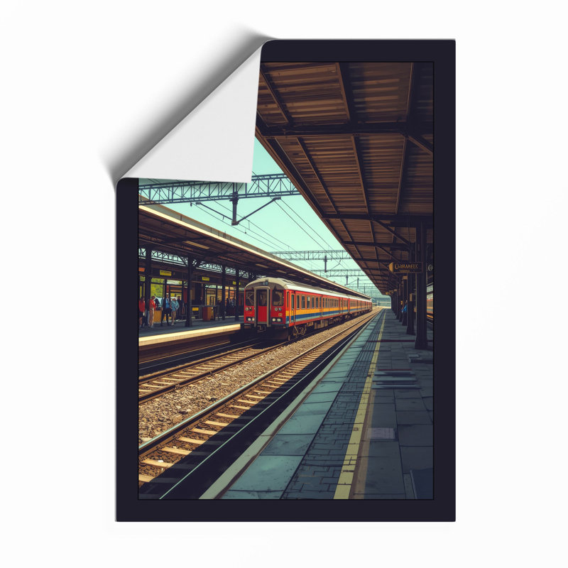 Platform Under Steel Industrial - Print, Unframed, A1 - 84.1 x 59.4 cm