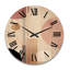 Horloge murale en bois massif Rosely-841753067