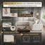 Canapé-lit modulaire en U 108,7 po Chenille-1140159223