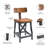 Eivind Amber Solid Wood Counter Stool-518581659-534090650