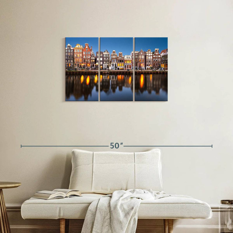Sirci Amsterdam Canal Waterfront, H 20 po x l 33 po