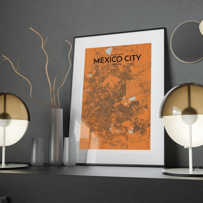 «Mexico City Map», impression