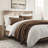 Ribbed Matelassé Cotton Coverlet Set-124298063-105905598