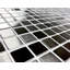 Carreau de mosaïque en métal Enchanted 1 po x 1 po
