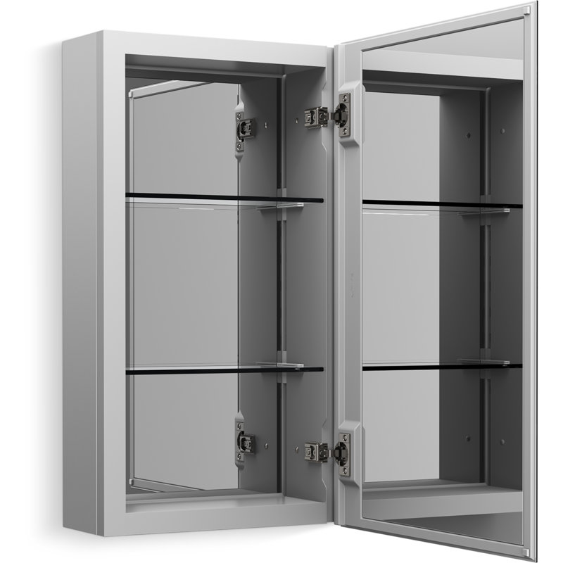 Embark Premium Rectangular Medicine Cabinet, 26" H x 15" W x 4" D
