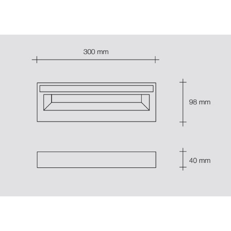 Futrell Gypsum LED Flush Mounted Sconce