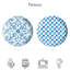Gillian Melamine Dinnerware Set 15 Piece - Service for 8
