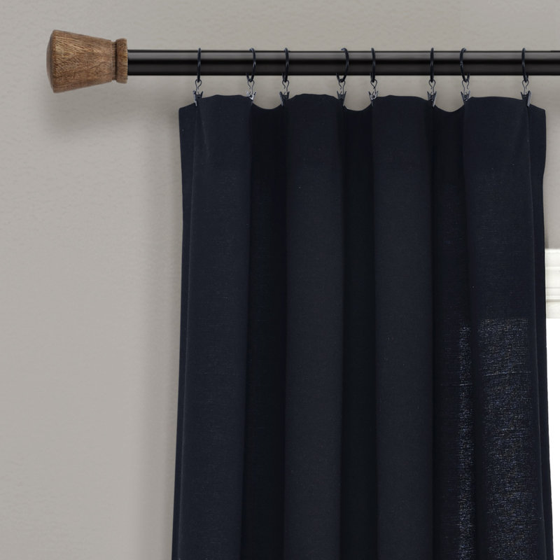 Linen Curtain Single Panel