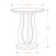 Table de bout Sacha Grey